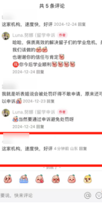 Luna.努娜（留学申诉的评价